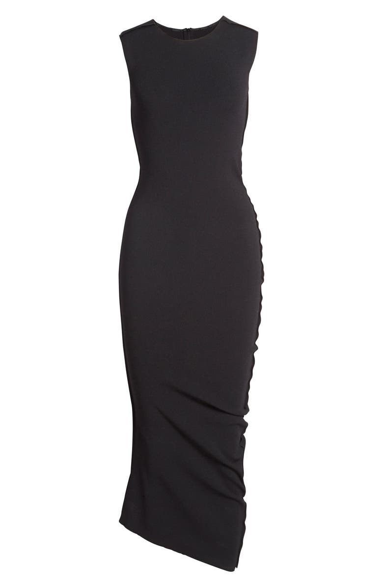 Donna Karan New York Sculpted Crepe Asymmetrical Dress, Alternate, color,
