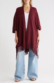NORDSTROM RACK Open Knit Ruana