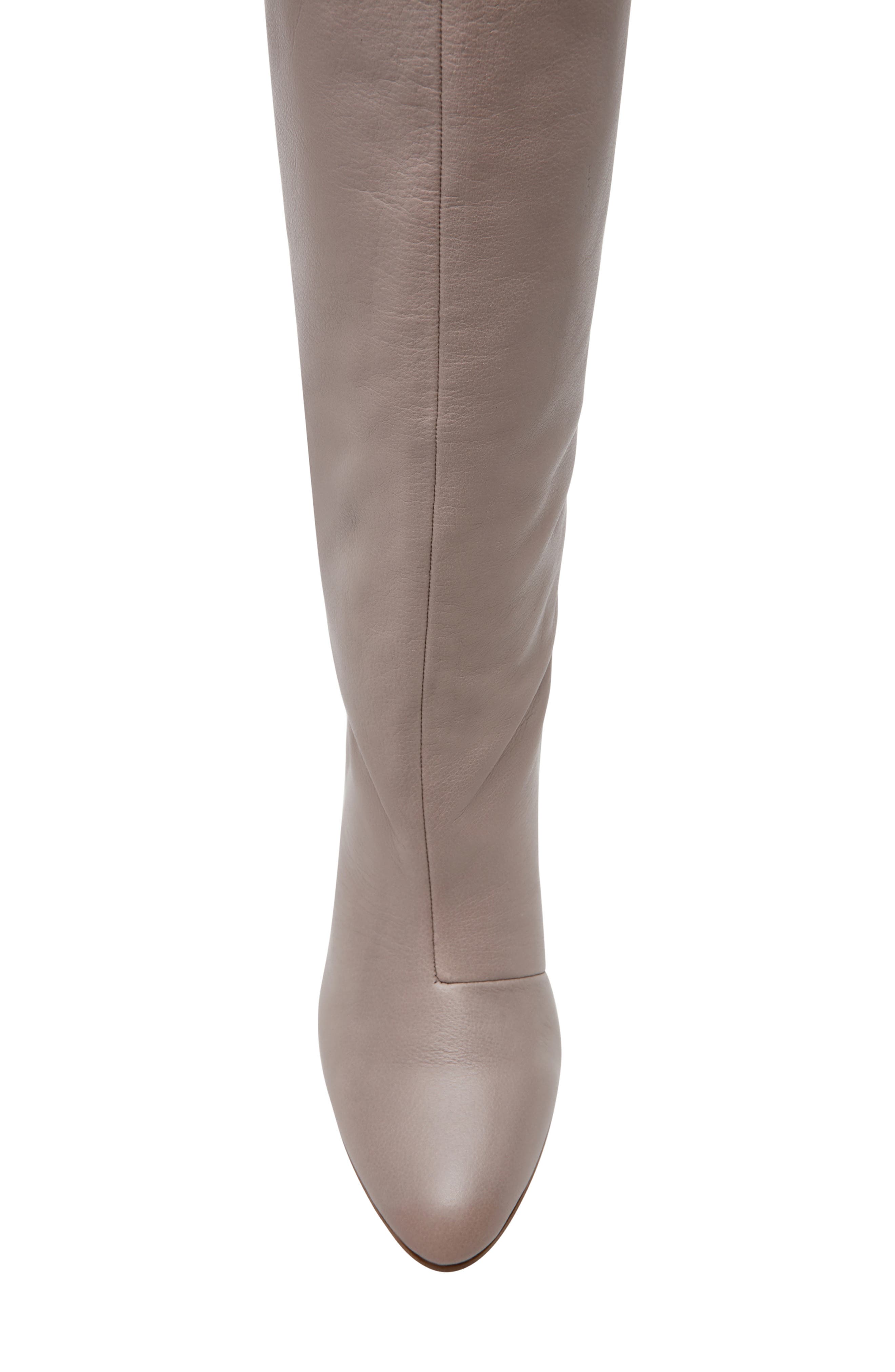 Steve Madden Rizk Knee High Boot, Alternate, color, Grey Suede