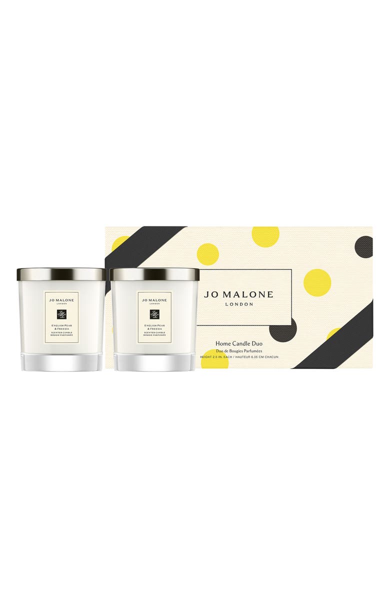 Jo Malone London<sup>™</sup> English Pear & Freesia Scented Home Candle Duo Set, Main, color,