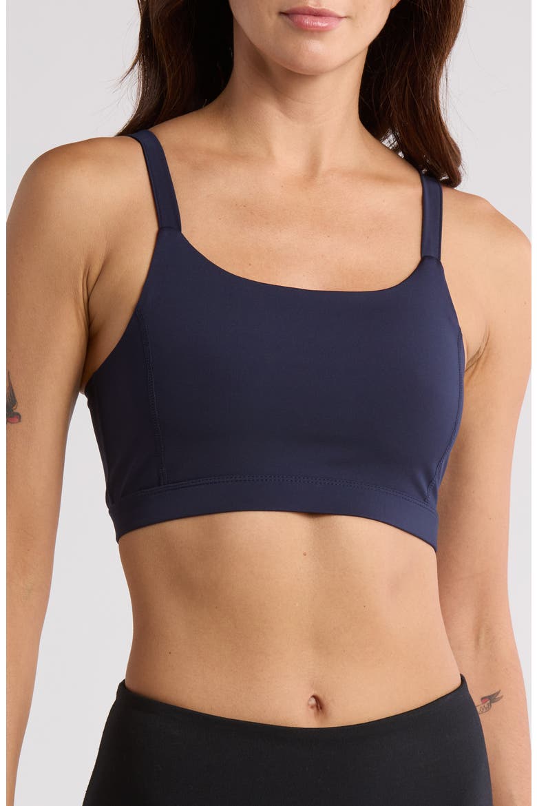 Fifer Stripe Sports Bra, Main, color, NIGHT SKY