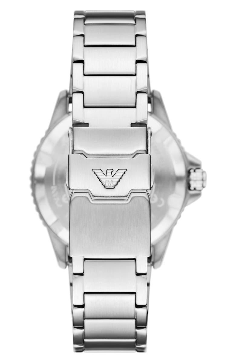 Emporio Armani World Explorer Solar Bracelet Watch, 42mm, Alternate, color, Silver