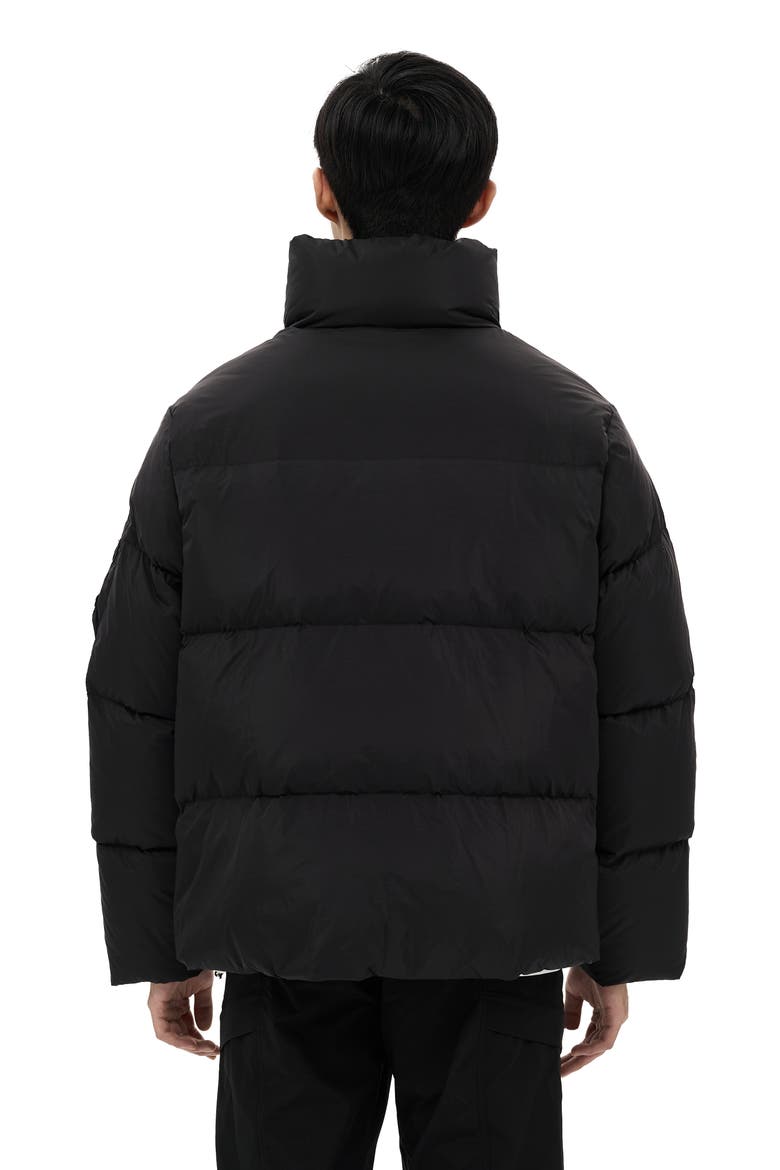 Leverett Cropped Down puffer, Alternate, color, Black