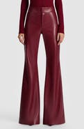 Alice + Olivia Andrew Faux Leather Wide Leg Pants