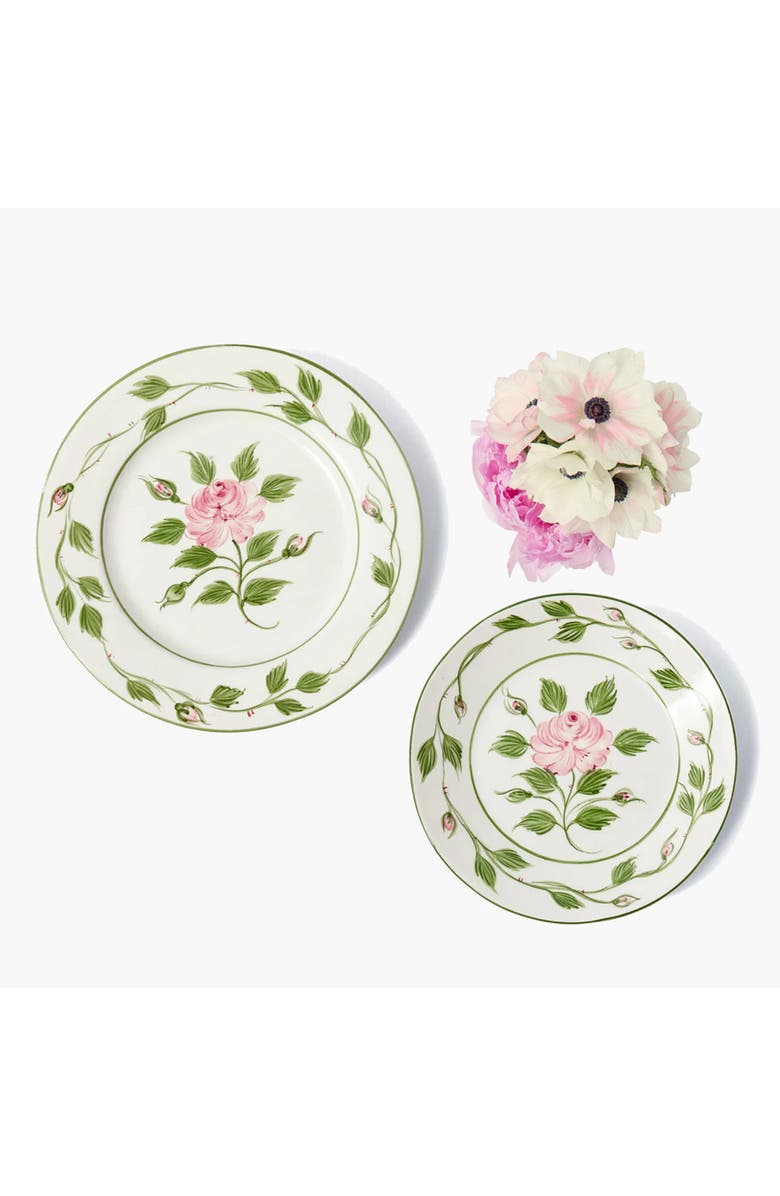 Mrs. Alice Rose Bud Starter Plate, Main, color, Pink