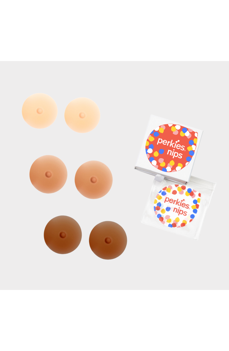Perkies Nips Nipple Enhancers, Alternate, color, Dark Nude