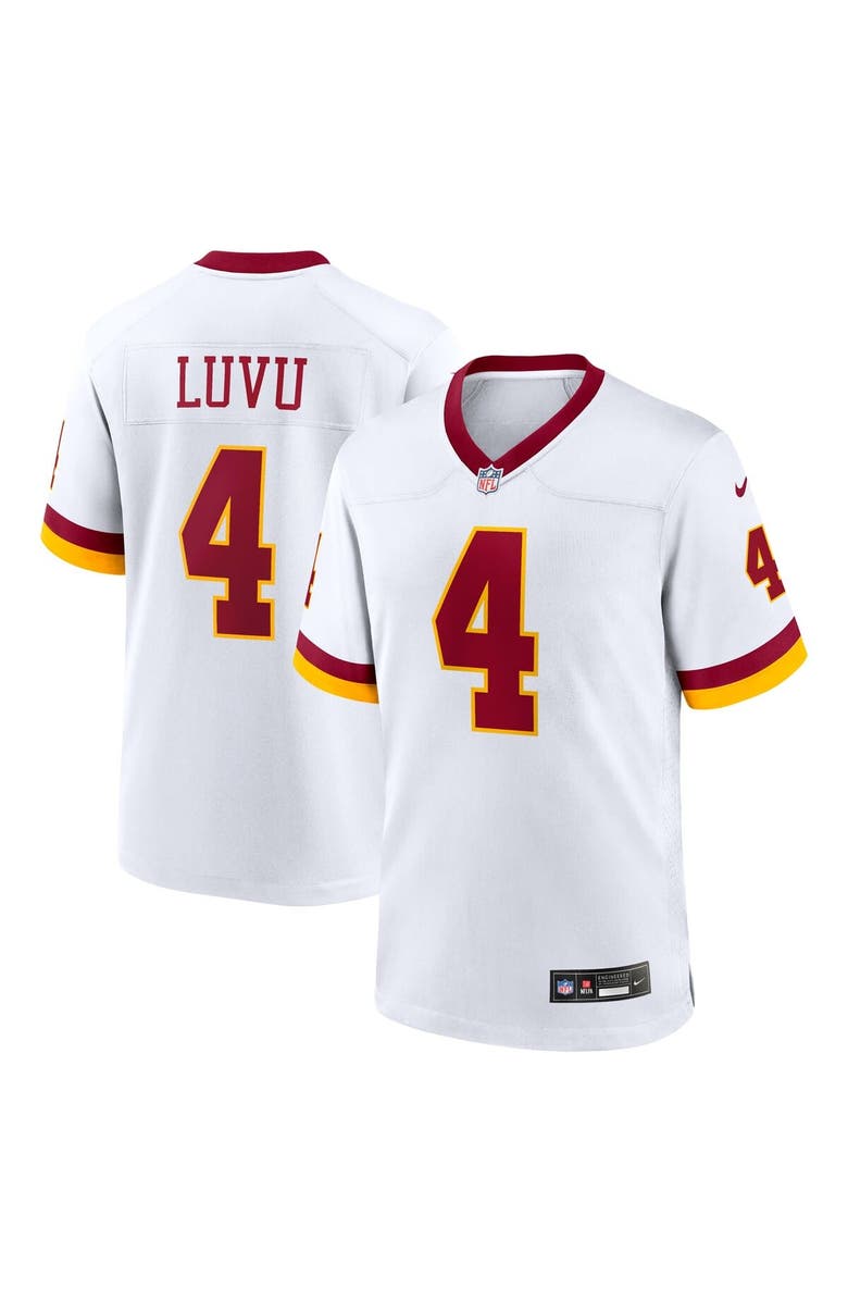 Nike Men
s Nike Frankie Luvu White Washington Commanders Game Super Bowl Era Jersey, Main, color, White