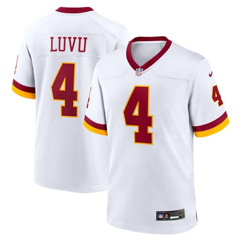 Men
s Nike Frankie Luvu White Washington Commanders Game Super Bowl Era Jersey