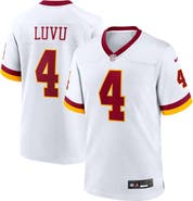 Nike Men's Nike Frankie Luvu White Washington Commanders Game Super Bowl Era Jersey