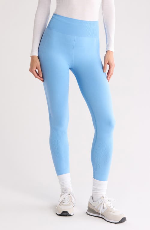 Halfdays Sophia Rib High Waist Legging in Forget Me Not 