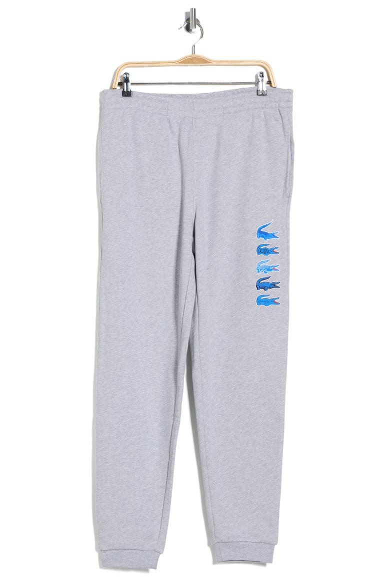 Iconic Print Sweatpants, Alternate, color, SILVER CHINE