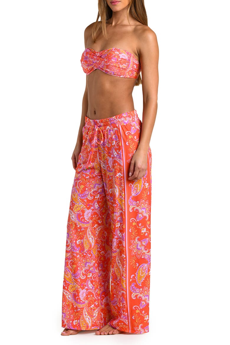 Paisley Daze Cover-Up Pants, Alternate, color, ORANGE MULTI