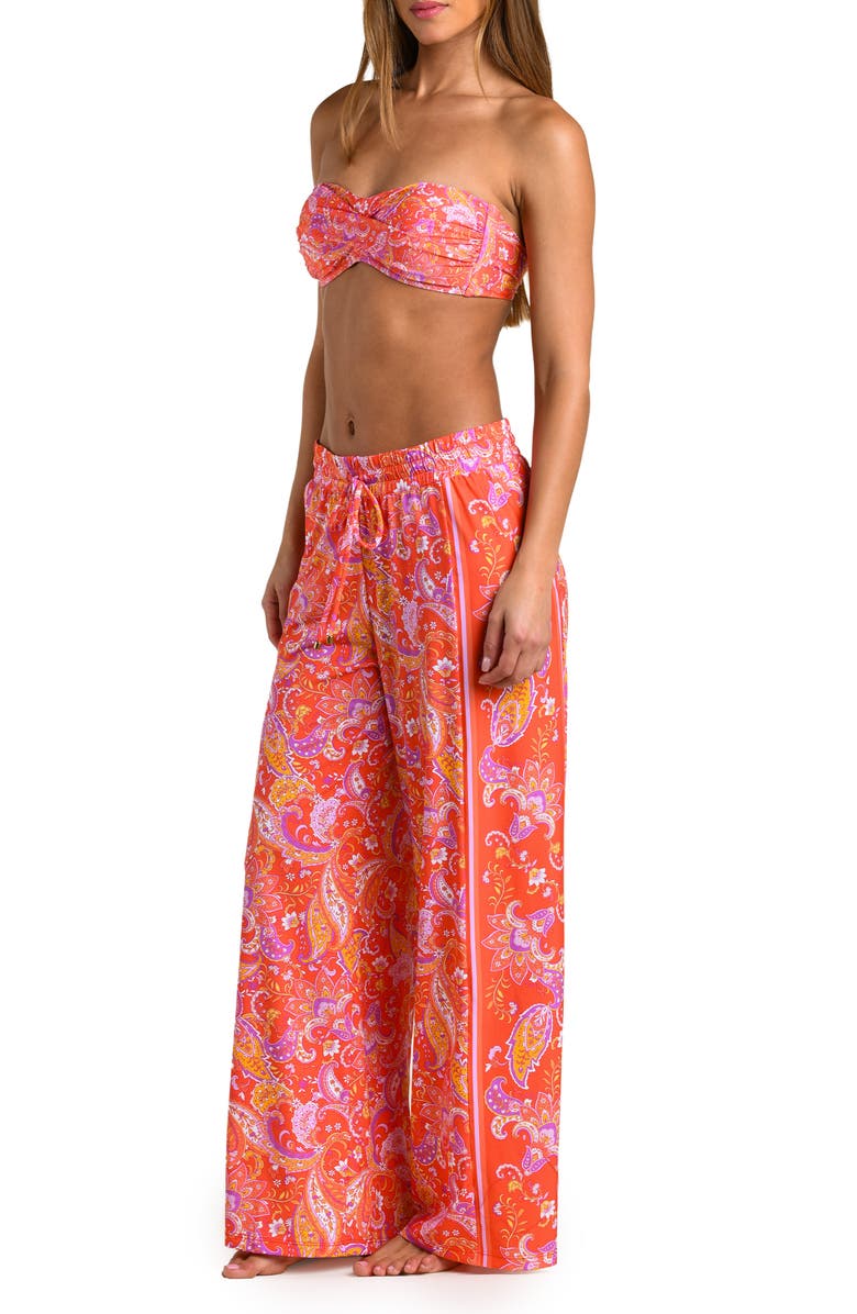 Sunshine 79 Paisley Daze Cover-Up Pants, Alternate, color, 