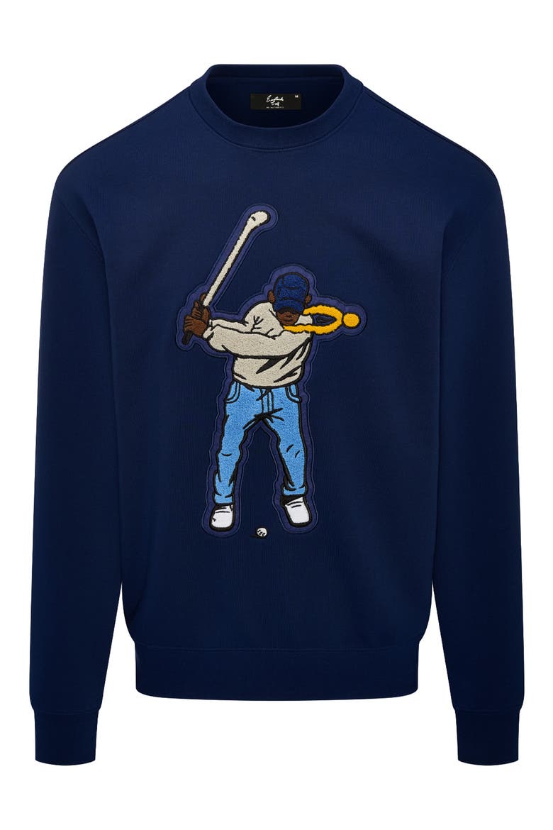 Core Fleece Sweatshirt, Alternate, color, NAVY