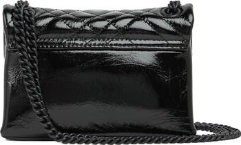 Mini Brixton Drench Patent Leather Shoulder Bag