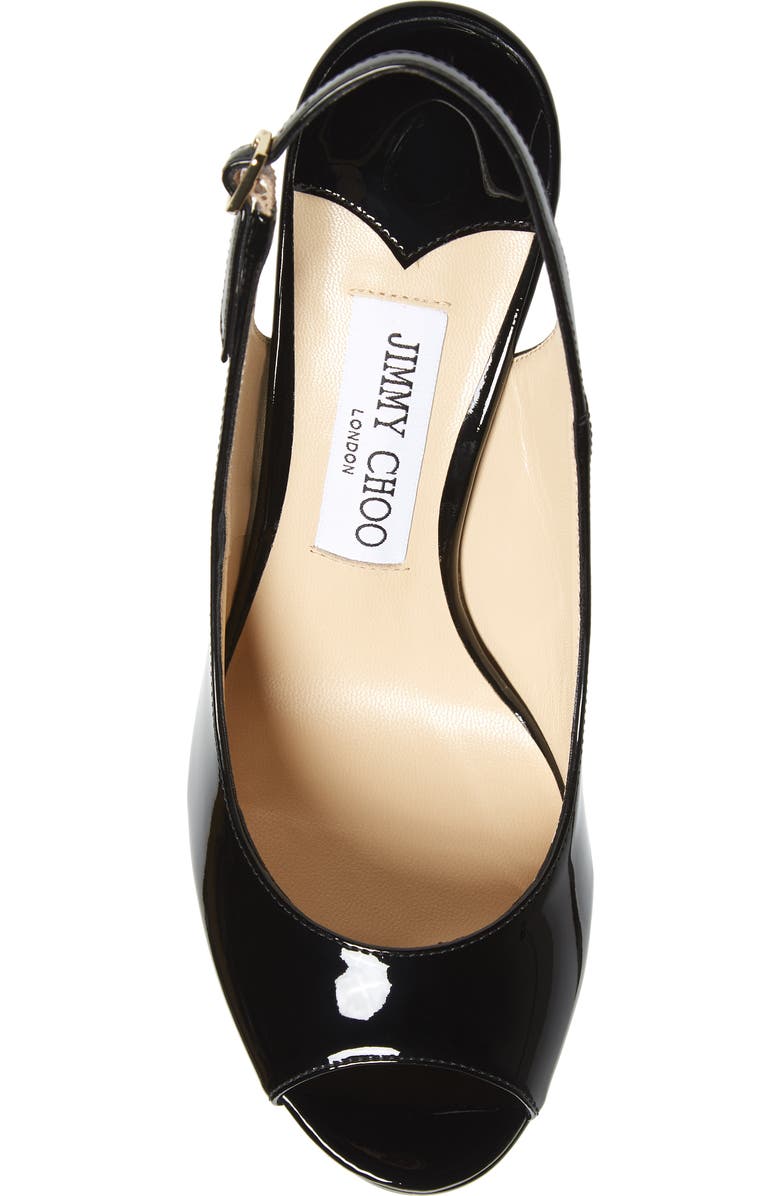 Jimmy Choo Nova Patent Slingback Sandal, Alternate, color,
