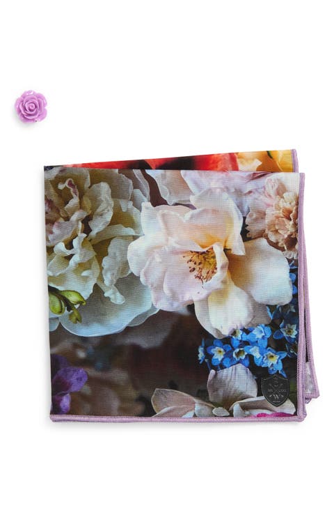 Floral Cotton Pocket Square