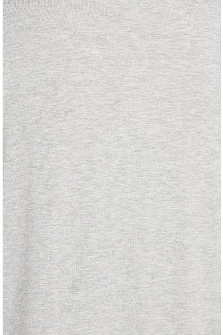Gisele Jersey Knit Sleep Shirt, Alternate, color, HEATHER GREY/SORBET PINK