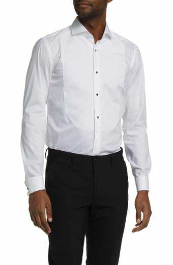 Hank Slim Fit Easy Iron Bibbed Tuxedo Shirt