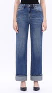 Bayeas High Waist Relaxed Straight Leg Jeans