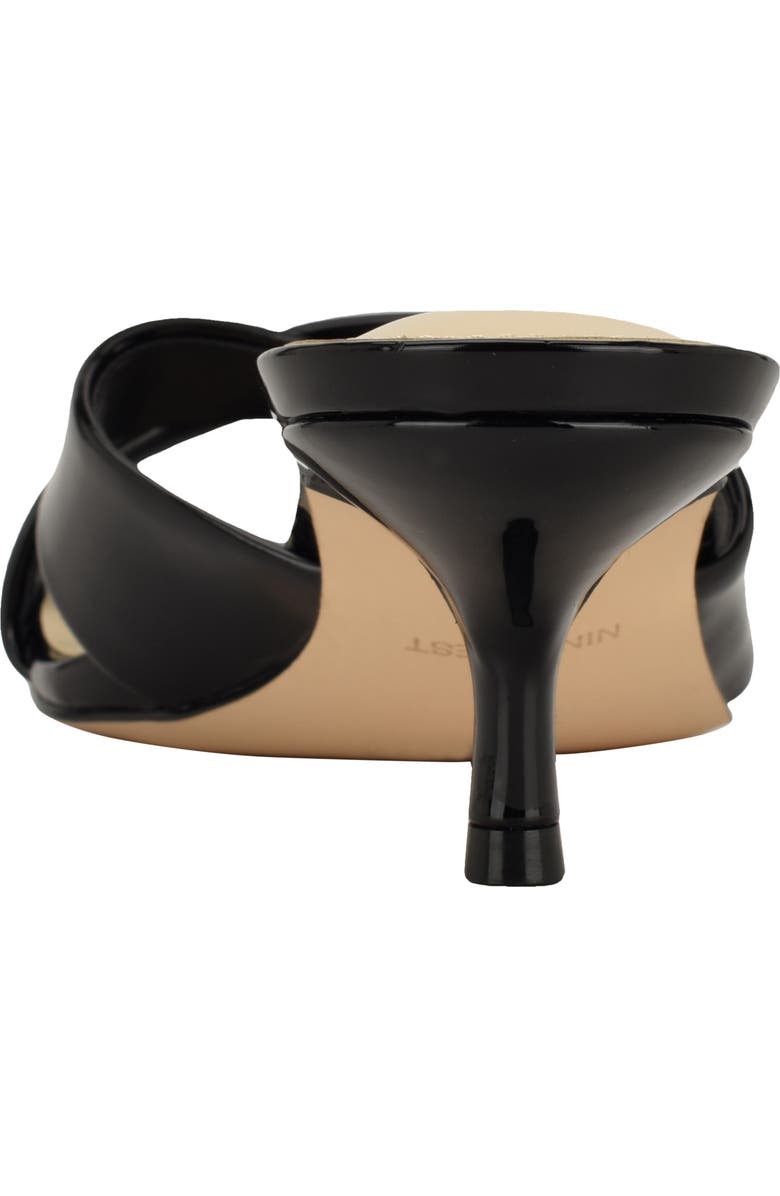 Nine West Merlana Kitten Heel Sandal, Alternate, color, Black