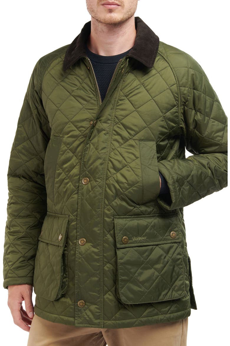 Ashby Quilted Jacket, Main, color, OLIVE