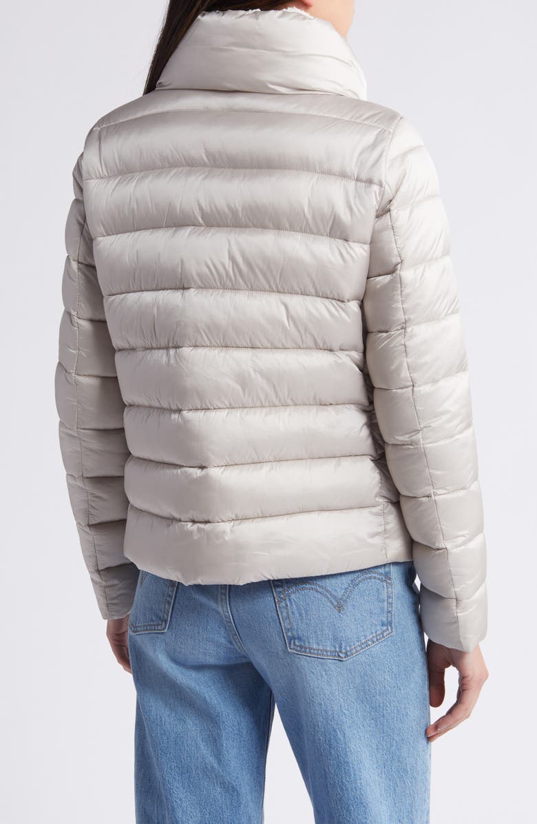 Save The Duck Elly Water Resistant Puffer Jacket, Alternate, color, Rainy Beige