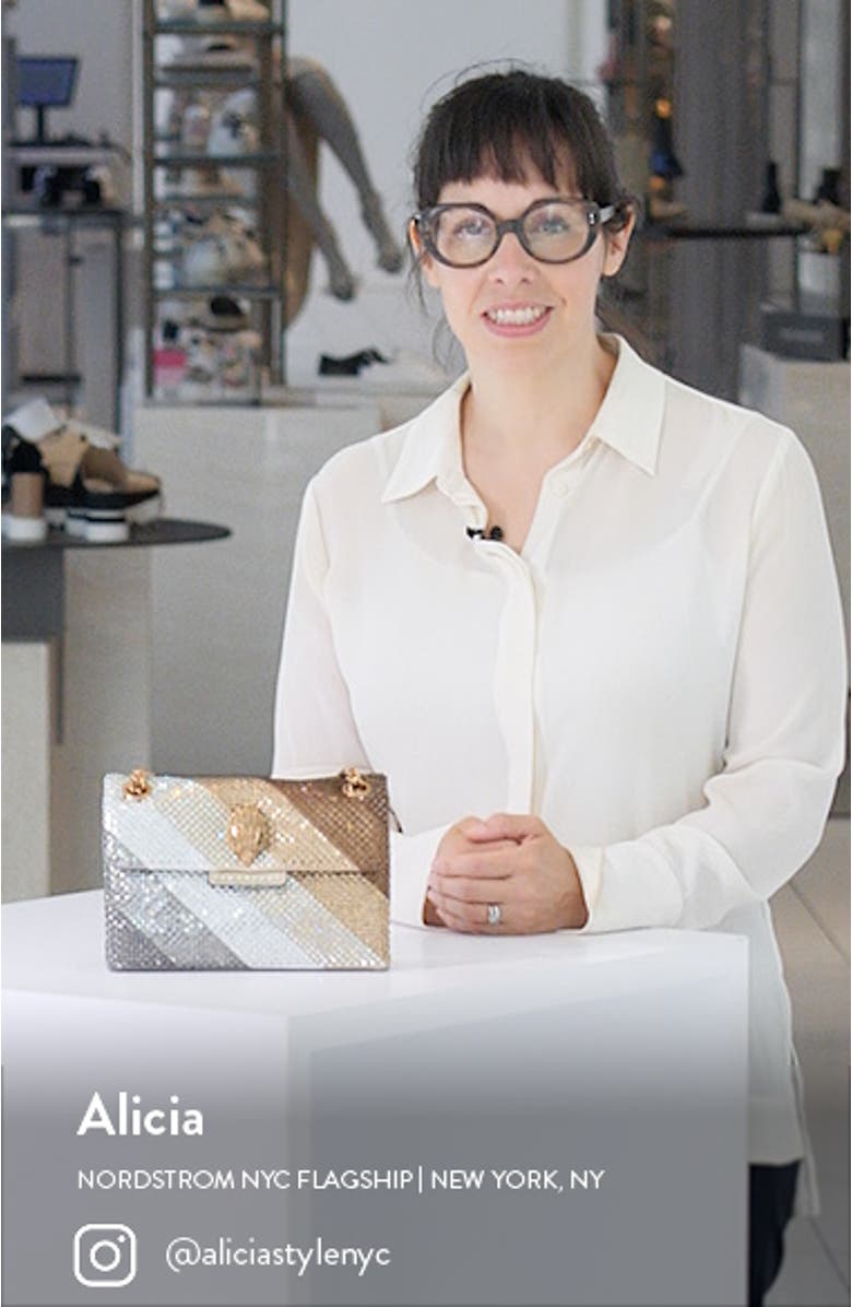 Mini Kensington Embellished Convertible Crossbody Bag, sales video thumbnail