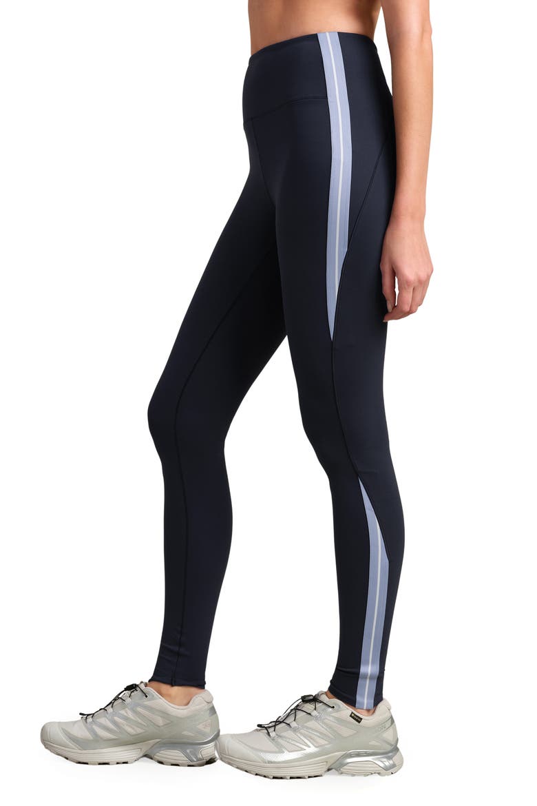 Retro Revive Side Stripe Leggings, Alternate, color, NAVY BLUE