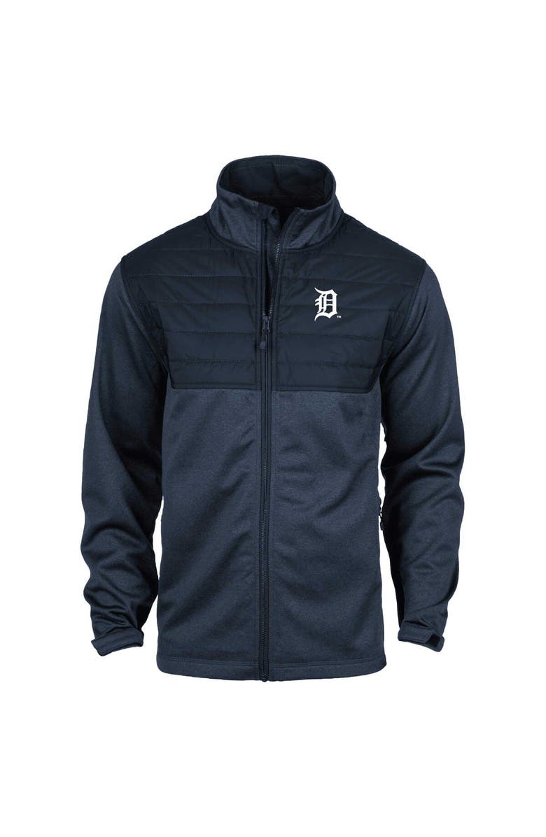 DUNBROOKE Men
s Dunbrooke  Heather Navy Detroit Tigers Explorer Full-Zip Jacket, Main, color, 
