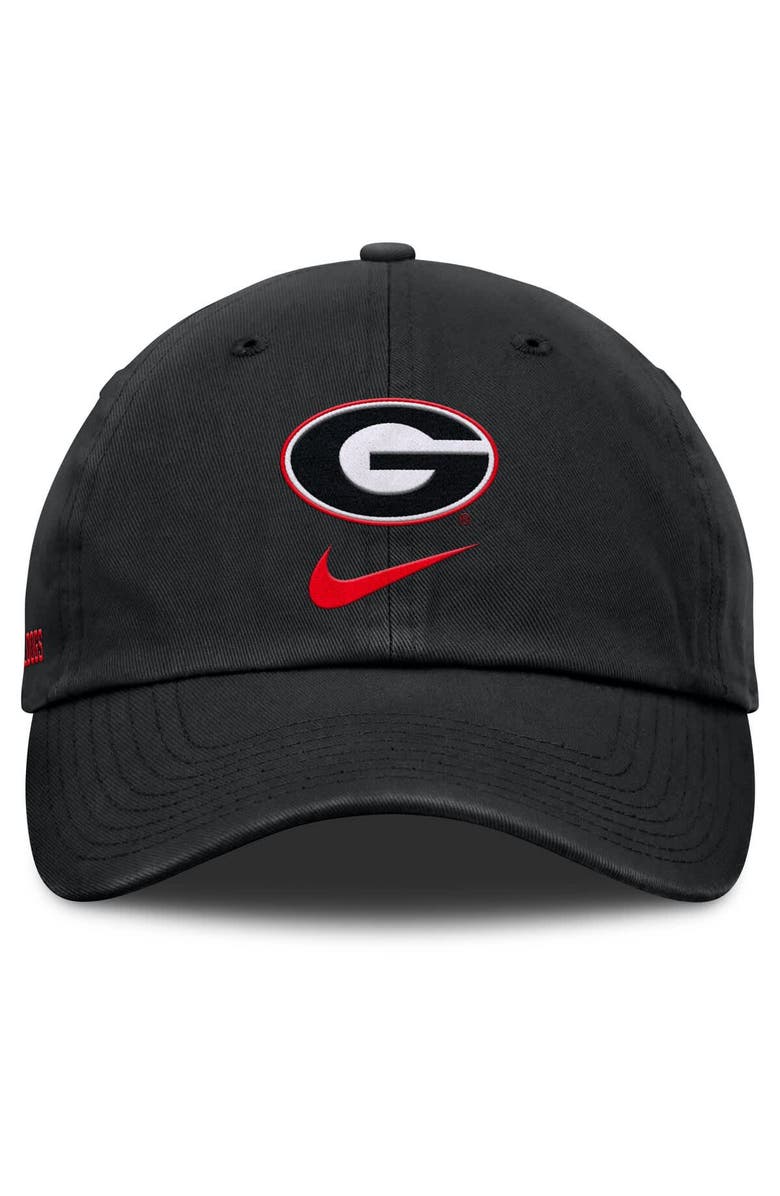Nike Men's Nike Black Georgia Bulldogs Primetime Club Adjustable Hat, Alternate, color,