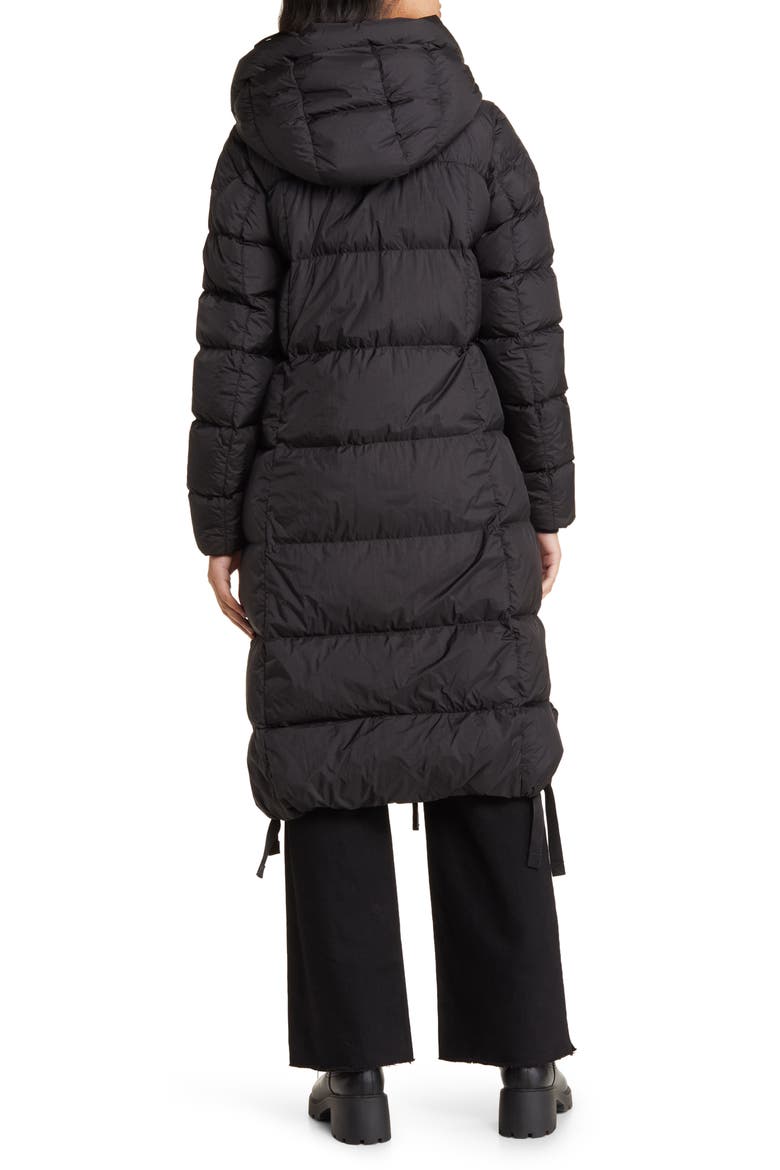 Panda Hooded 700 Fill Power Down Puffer Parka, Alternate, color, BLACK