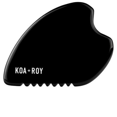 Large Black Obsidian Body Gua Sha Tool