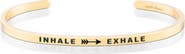 Mantra Inhale Exhale bracelet