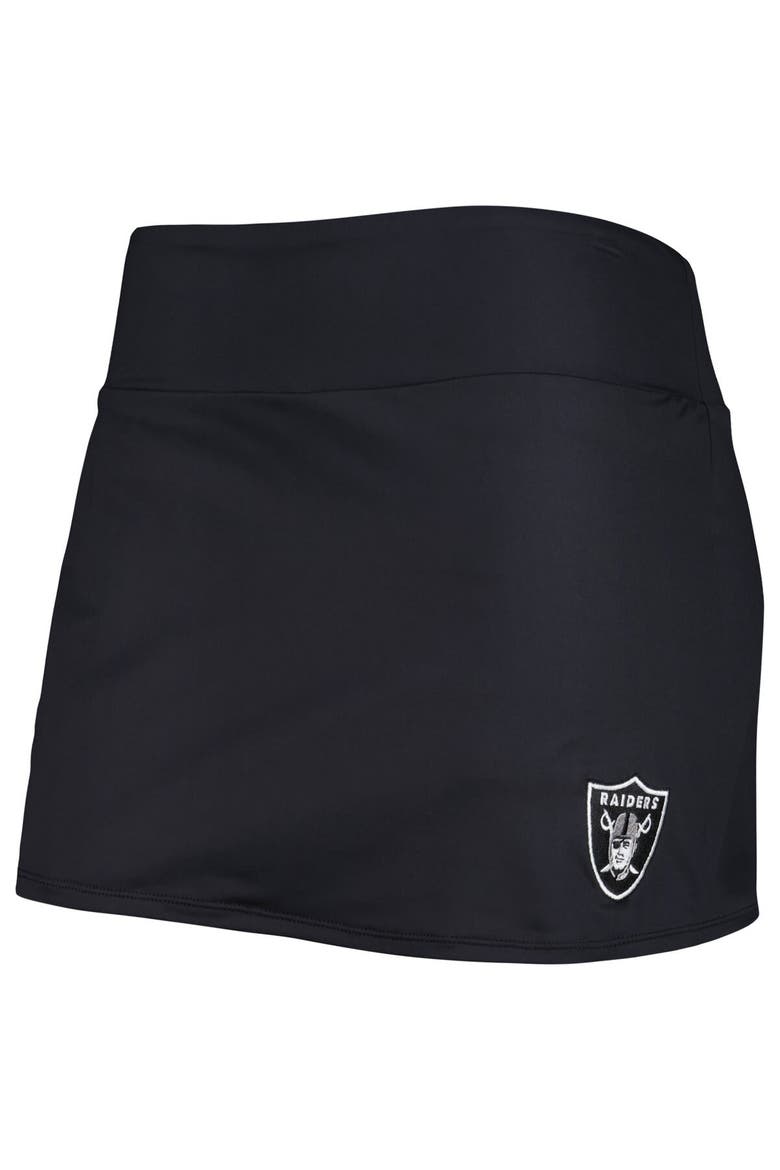 Women's Tommy Bahama Black Las Vegas Raiders Pearl Pull-On Swim Skort, Alternate, color, Black