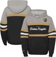 Mitchell & Ness Youth Mitchell & Ness Black Vegas Golden Knights Head Coach Pullover Hoodie