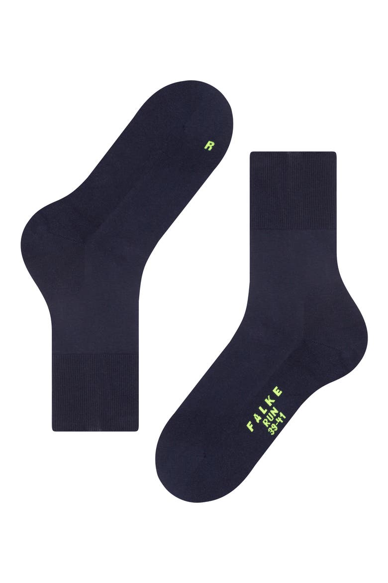 Gender Inclusive Run Crew Socks, Alternate, color, MARINE