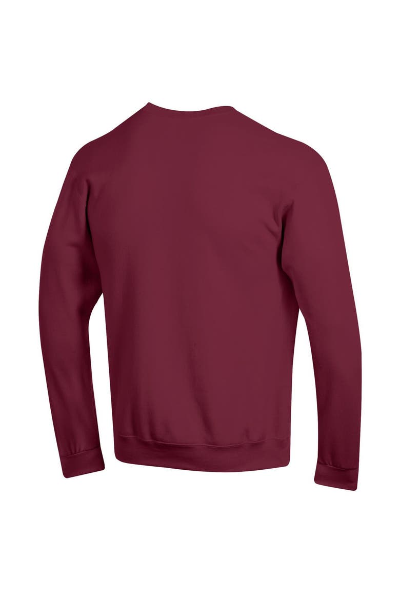 Men's Champion  Garnet South Carolina Gamecocks Arch Over Logo Pullover Sweatshirt, Alternate, color, Garnet