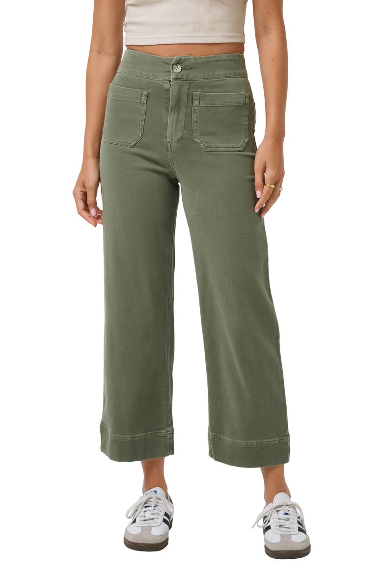 Everyday Crop Pants, Main, color, CLOVER