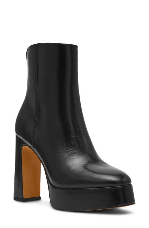 Lochlan Leather Platform Bootie