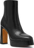Steve Madden Lochlan Leather Platform Bootie