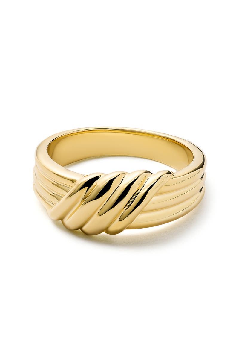 Gold Band Ring - Lydia, Alternate, color, Gold