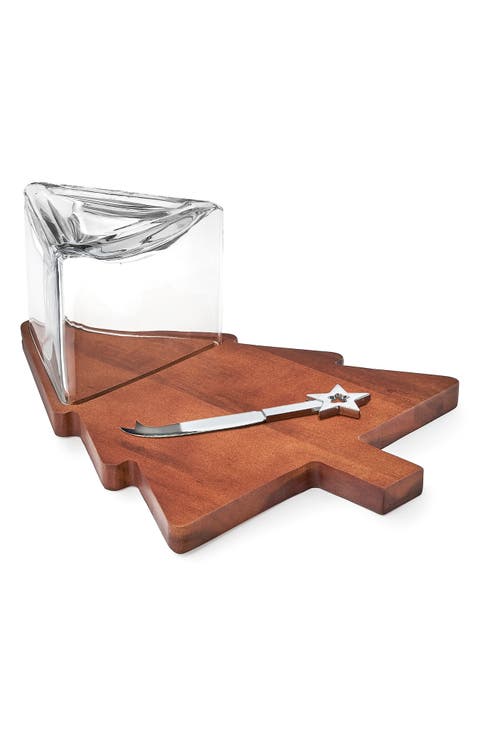 Tree Cheese Cloche Board
