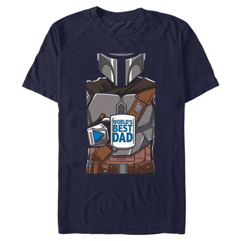 Men's Star Wars The Mandalorian World's Best Dadalorian  Graphic T-Shirt
