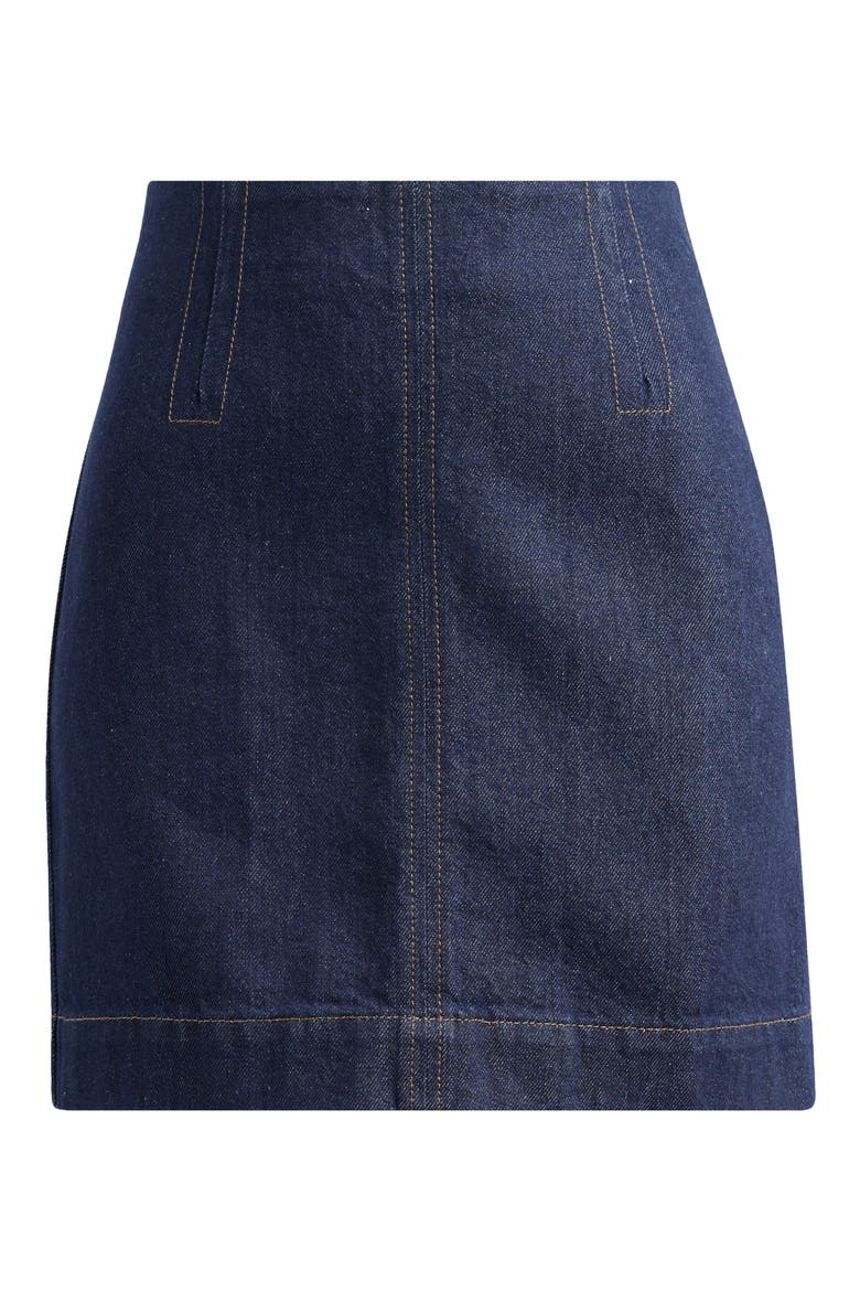 Clean Denim Miniskirt, Alternate, color, RINSE WASH