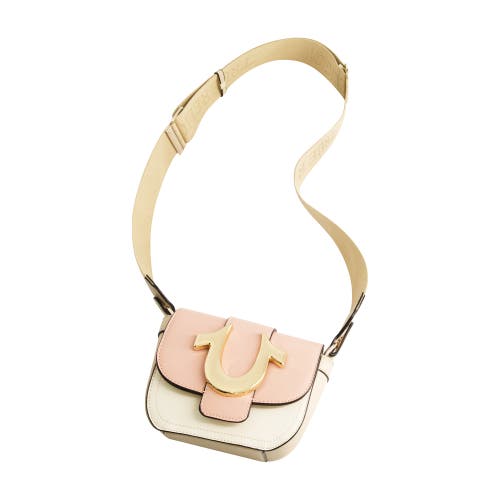 True Religion Color Block Crossbody In Red