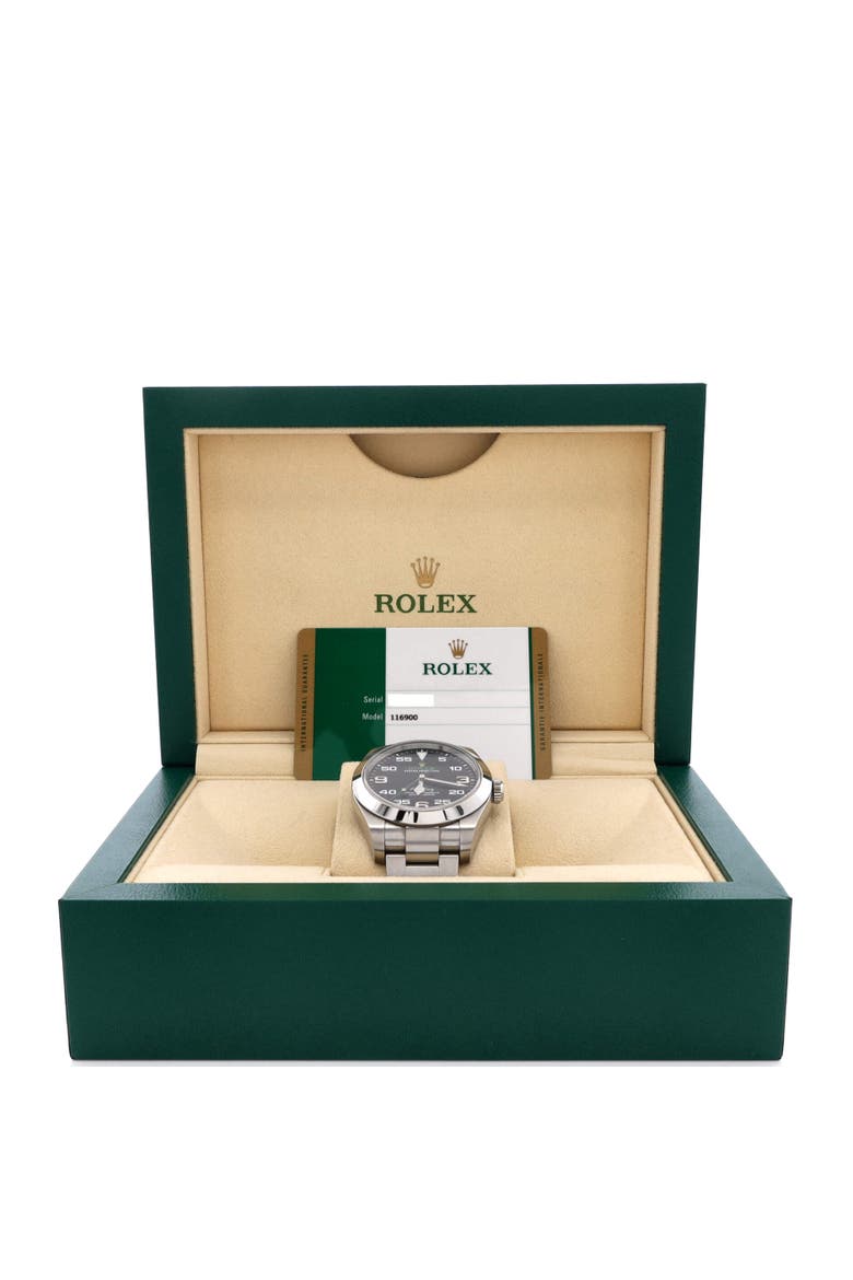 Oyster Perpetual Air King Chronometer Automatic Watch Stainless Steel 40, Alternate, color, Metallic Silver