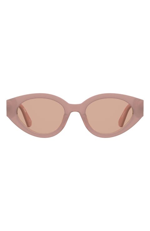 51mm Oval Sunglasses