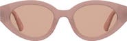 Moschino 51mm Oval Sunglasses