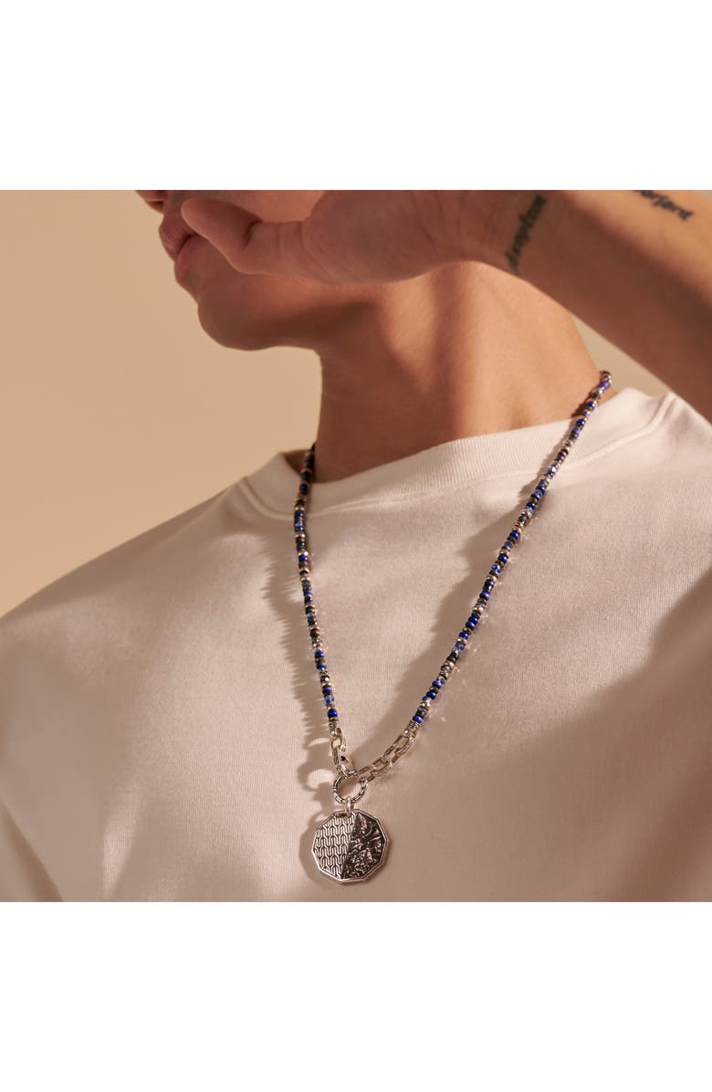 John Hardy Men's Beaded Reversible Pendant Necklace, Alternate, color,